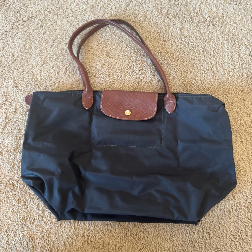 Longchamp dark gray bag